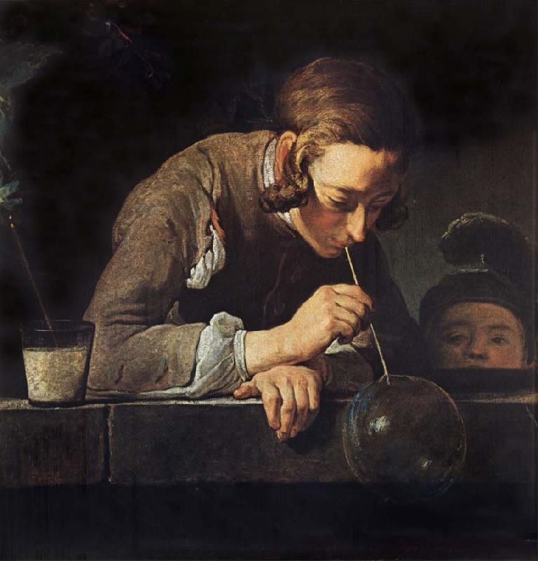 Jean Baptiste Simeon Chardin Boy Blowing Bubbles